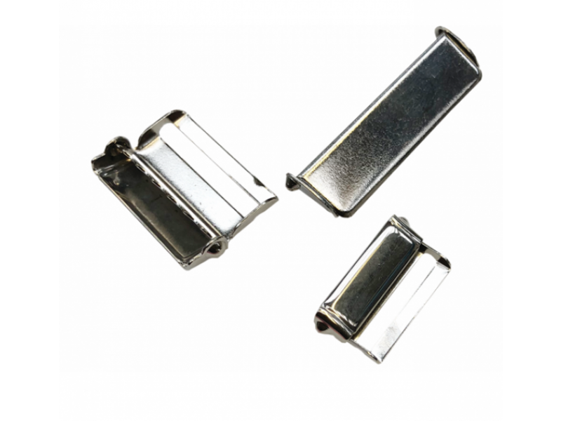 Single Lever Buckle for Webbing Nickel Plated