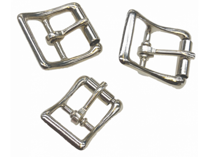 Centre Bar Roller Buckle Nickel Plated