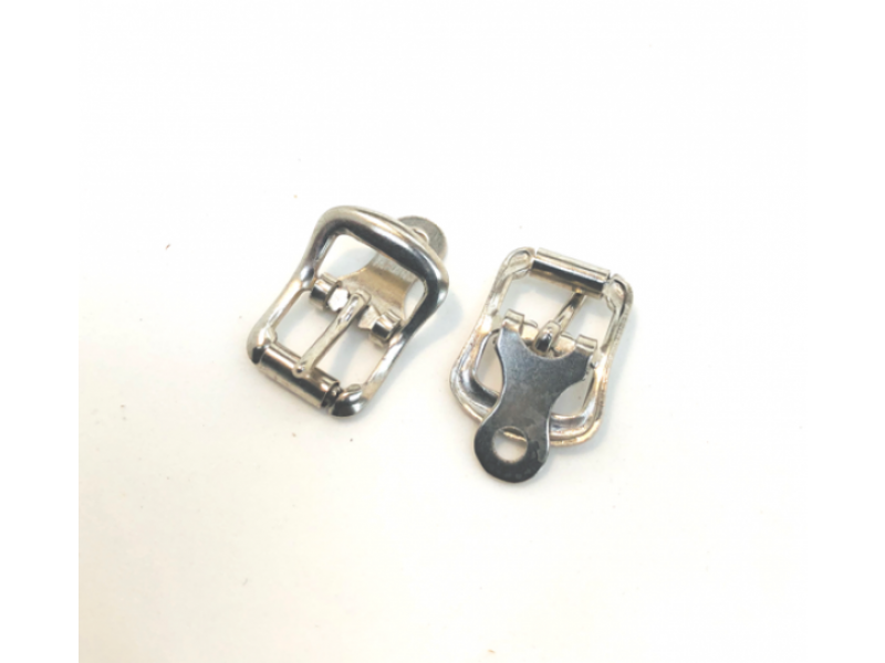 12mm Roller Buckle with Attachment Nickel Plated