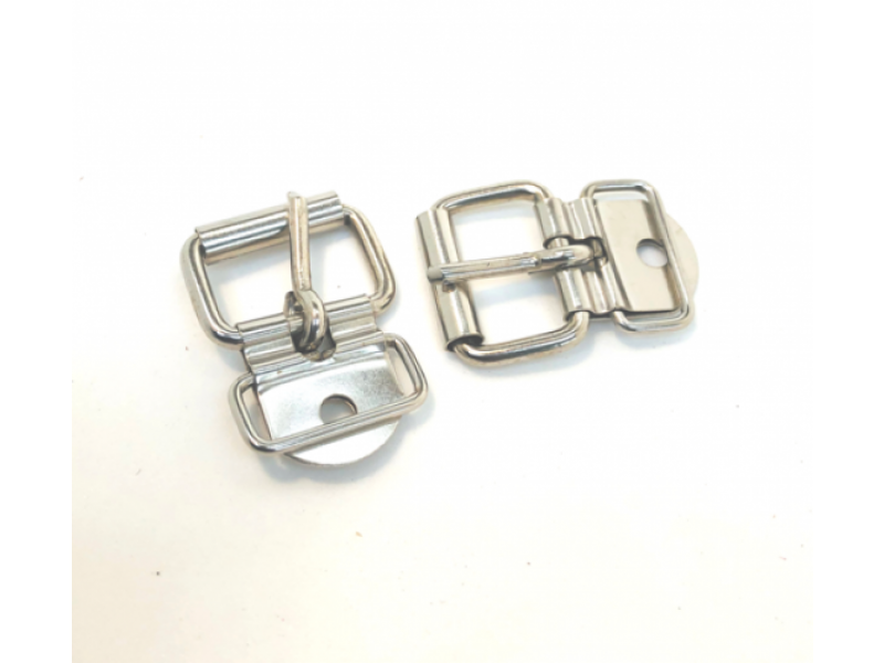 20mm Roller Buckle with Rivet Attachment & Loop