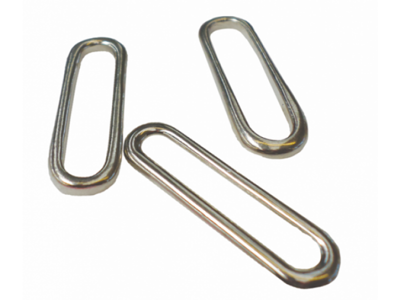 Oblong (Oval) Loop Nickel Plated