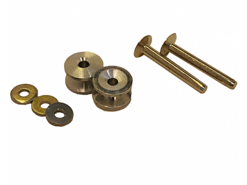 Aluminium Single Stud, Rivet & Washer