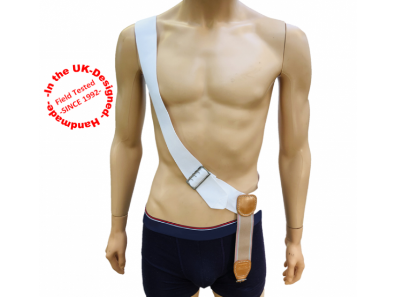 Across The Body Shoulder Brace with Front Buckle & Rear Strap