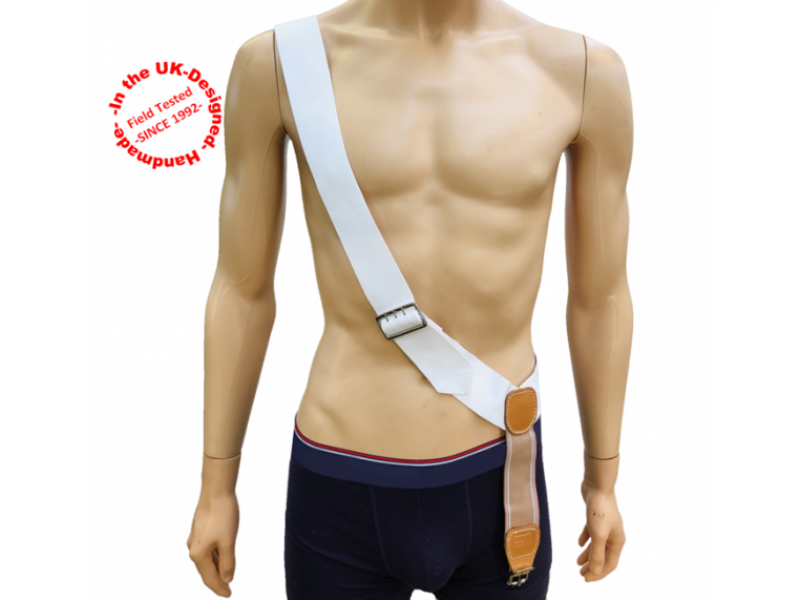 Across The Body Shoulder Brace with Front Buckle & Rear Hook