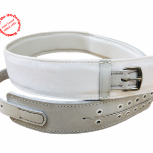 Pelvic Band Belt - Chrome Leather & Cotton Webbing