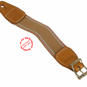 19mm Buckle with 38mm Elastic & Key Hole Tab Bridle