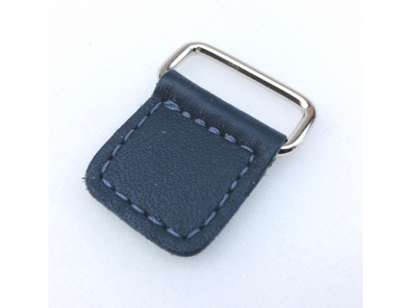 OB Range Blue Leather Tab (Chafe) with Oblong Loop