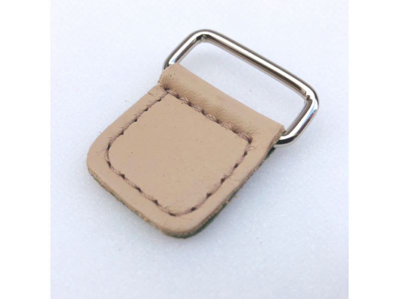 OB Range Flesh Pink Leather Tab (Chafe) with Oblong Loop